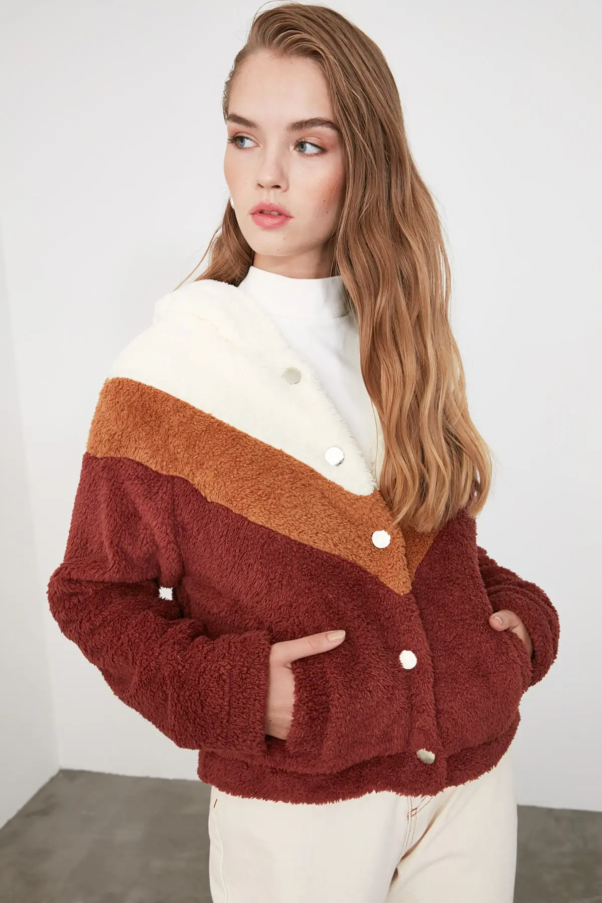 Трендовое цветное пальто TWOAW20MO0064|Женские куртки| |