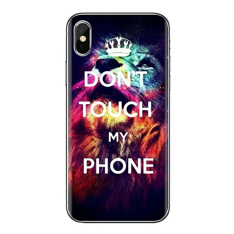 Не трогайте мой телефон плакат мягкий прозрачный чехол для Xiaomi Redmi 4 3 3S Pro mi 4i 4C 5 5s
