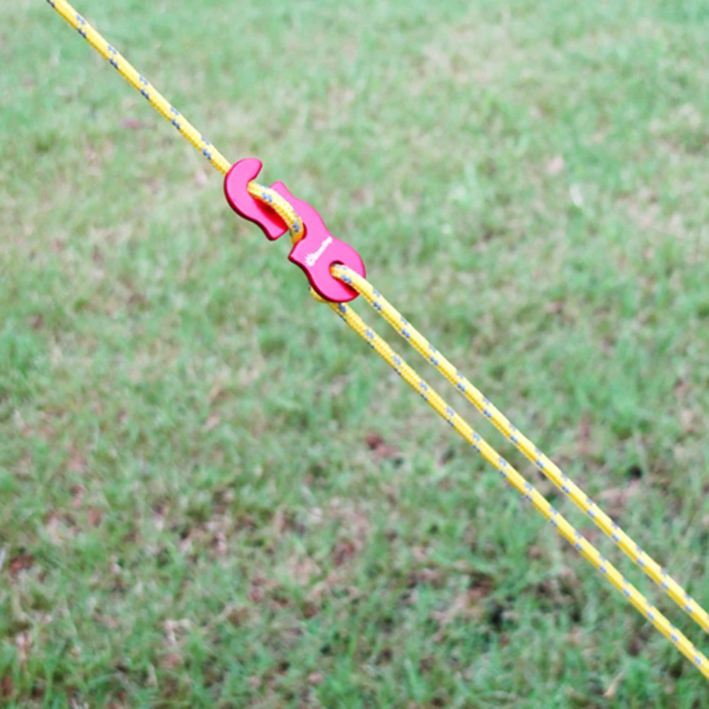 1 Набор веревки ветер пряжки прочный практичный светоотражающего тента брезент