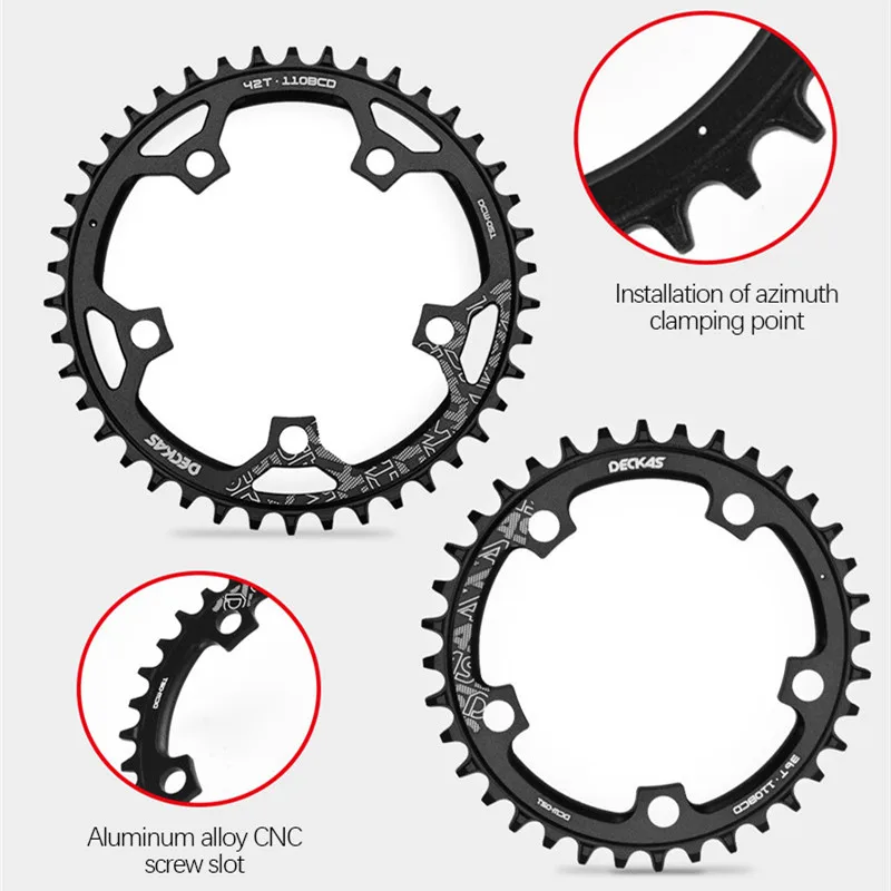 Диск из алюминиевого сплава 36T/38T/40T/42T/44T/46T/48T/50T |