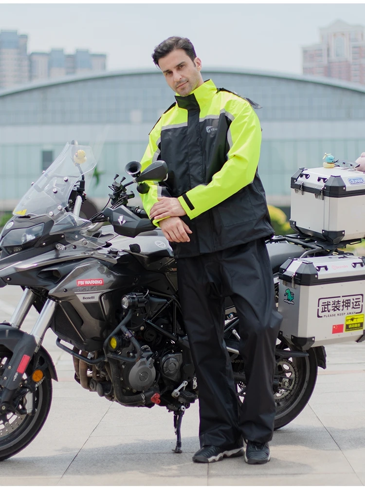 

Vintage Outdoor Raincoat Jacket Boy Portable Women Motorcycle Disposable Motorcycle Waterproof Regenjas Rain Gear BY50YY