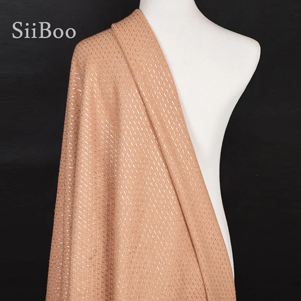 Шерстяная ткань в полоску британском стиле роскошный металлик для осенне-зимних