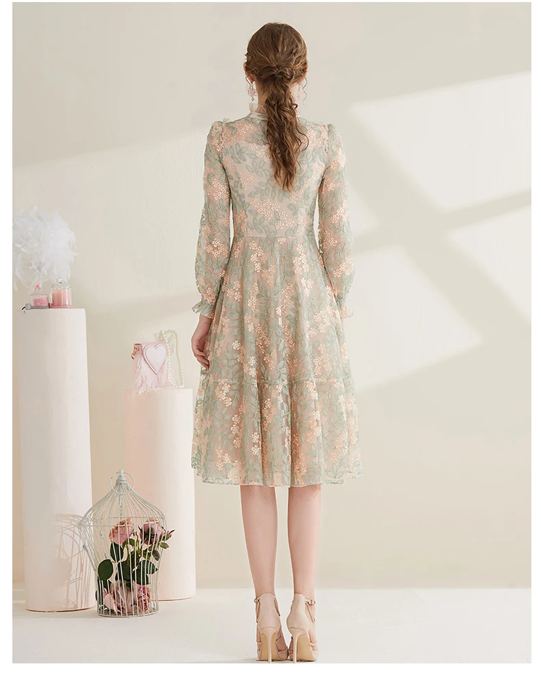 Tingfly новинка 2022 года роскошные вечерние платья-трапеции с цветочной вышивкой и