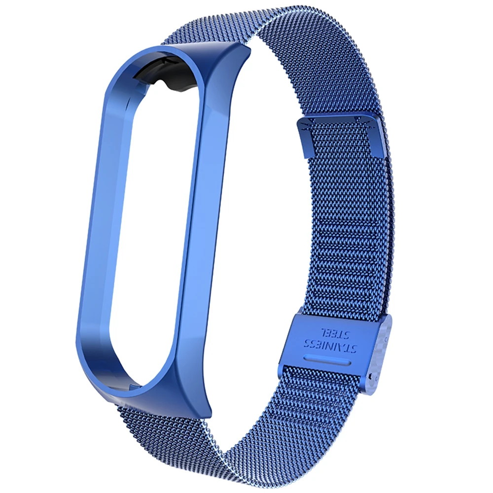 Для Mi Band 4 3 ремешок на запястье металлический браслет из нержавеющей стали для Xiaomi Mi Band 4 3 напульсники MiBand 4 3 Band 4 Pulseira Miband4