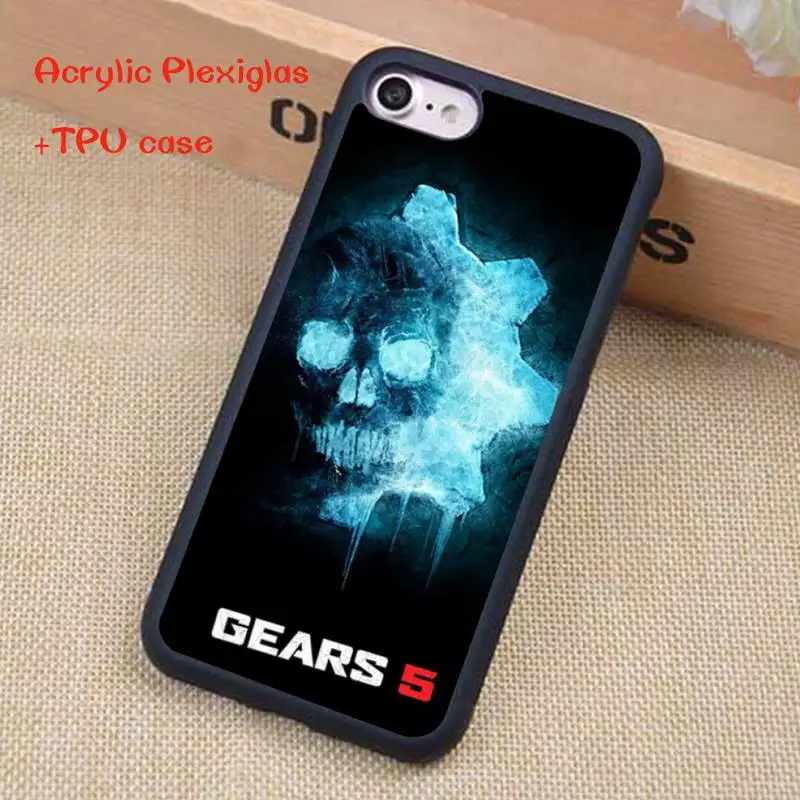 

Gears Of Wars Phone Case For iphone 12 11 Pro Max X XR XS SE 2020 6S 7 8 Plus Acrylic Plexiglass TPU