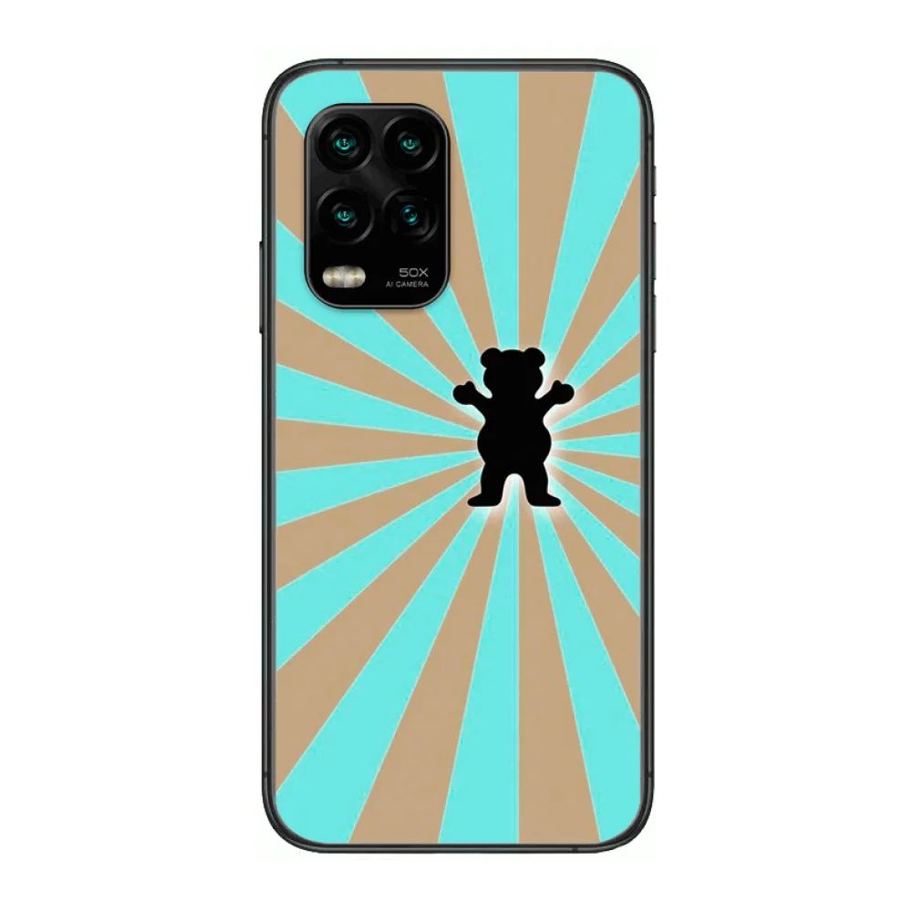 

Fashion Grizzly Griptape Phone Case For xiaomi Redmi Note 9S 8 7 6 5 A Pro T Anime Black Cover Silicone Back Pretty senior