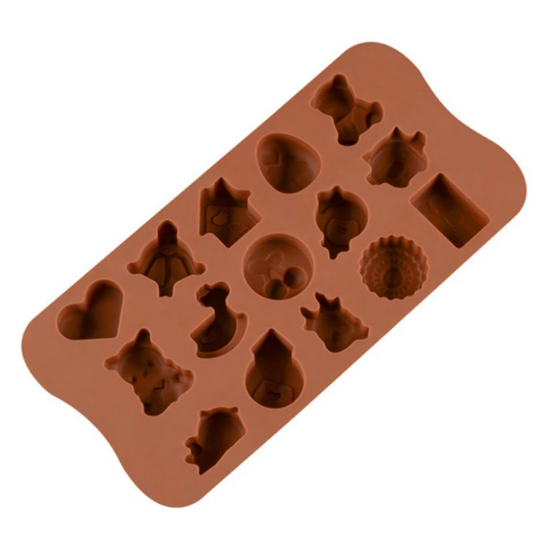 Силиконовая форма для шоколада сделай сам Мультяшные Инструменты выпечки в