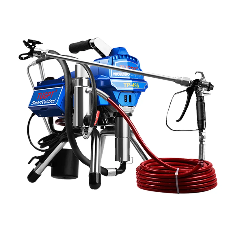 

Электрический распылитель краски высокого давления латексная краска Безвоздушное водонепроницаемое покрытие структура краски инструмен...