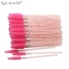 Щеточка для наращивания ресниц, с радужными кристаллами, 200 шт.