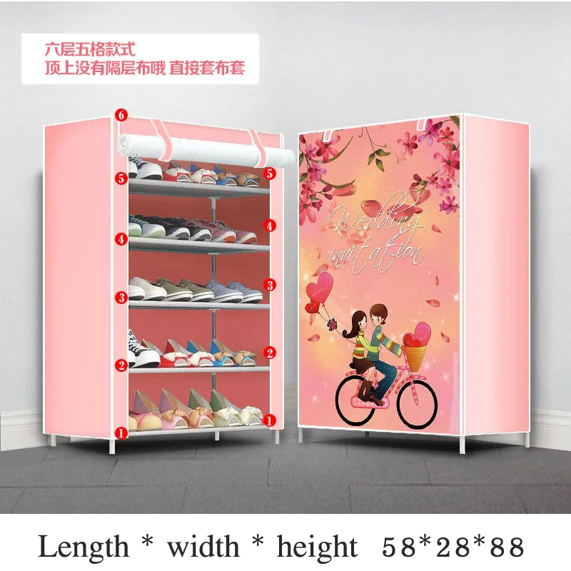 7-слойная 8-слойная 10-слойная современная простая обувная стойка Складная