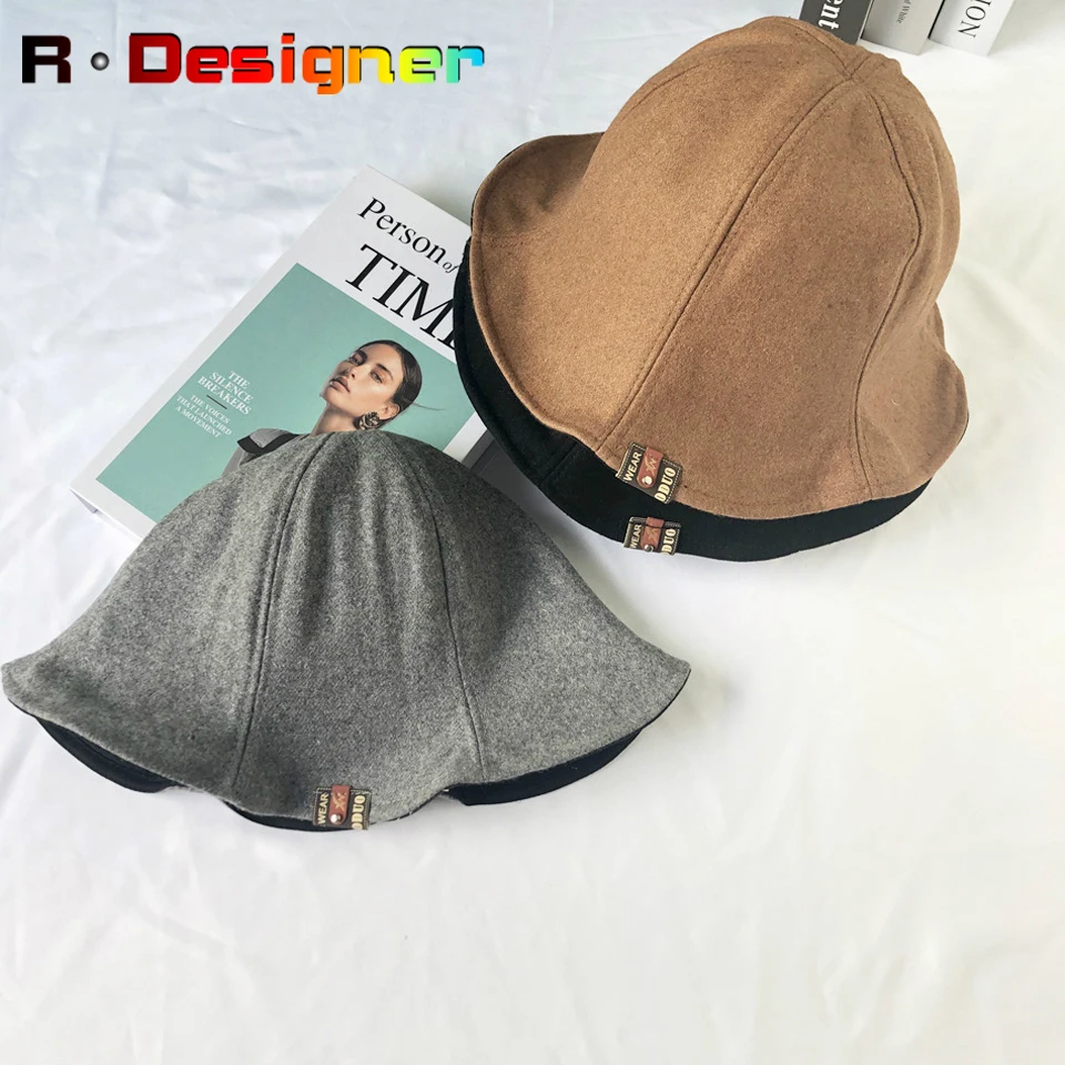 Шляпа Женская Складная шерстяная Панама в японском стиле Литературная