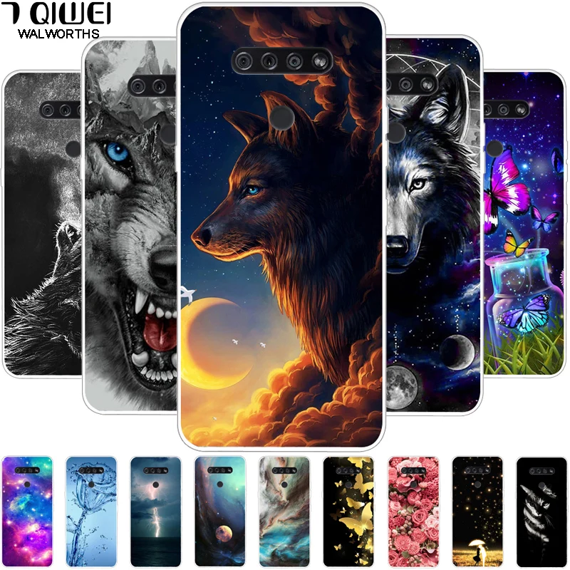 Для LG K51 K51S K61 чехол силиконовый волк Мягкий ТПУ для телефона K40S K50S K30 K20 2019 V40 V60 V50 V10