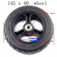 free shipping high quality 145x40 solid tire 14540 tyre with plastic hub for electric scooter childrens trolley tires dolly