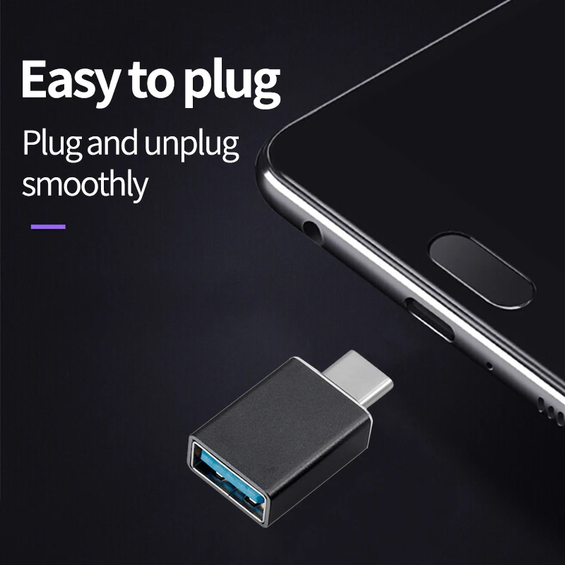 Переходник с USB на Type c 3 1 мама C папа OTG для смартфона мыши клавиатуры ноутбука