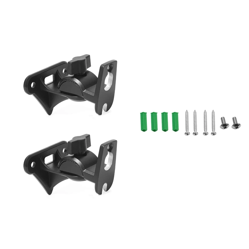 

1 Pair Wifi Wireless Smart Audio Hanger Adjustable Speaker Holder Hanger Wall Bracket with Hole for Sonos Play 1