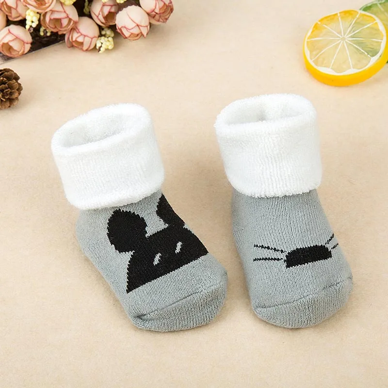 style 3 A01 0-1Y От 0 до 3 лет, хлопковые носки для новорожденных, весенне-летние носки для маленьких мальчиков и девочек, носки для малышей, нескользящие носки-тапочки для новорожденных - Цвет: style 3 A01 0-1Y