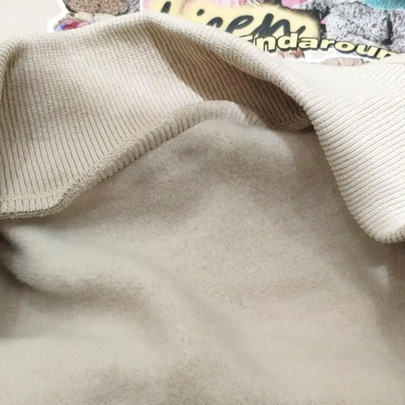 Японский ретро медведь для влюбленных осень и зима плюс бархатный плотный свитер