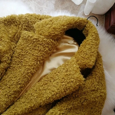 

Top New Style 2020 High-end Fashion Women Faux Fur Coat S72 high quality