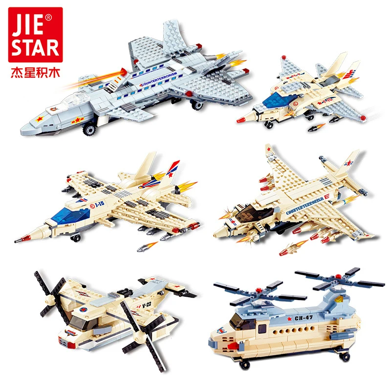 Совместимая модель ww2 немецкая военная армия США самолет строительный блок
