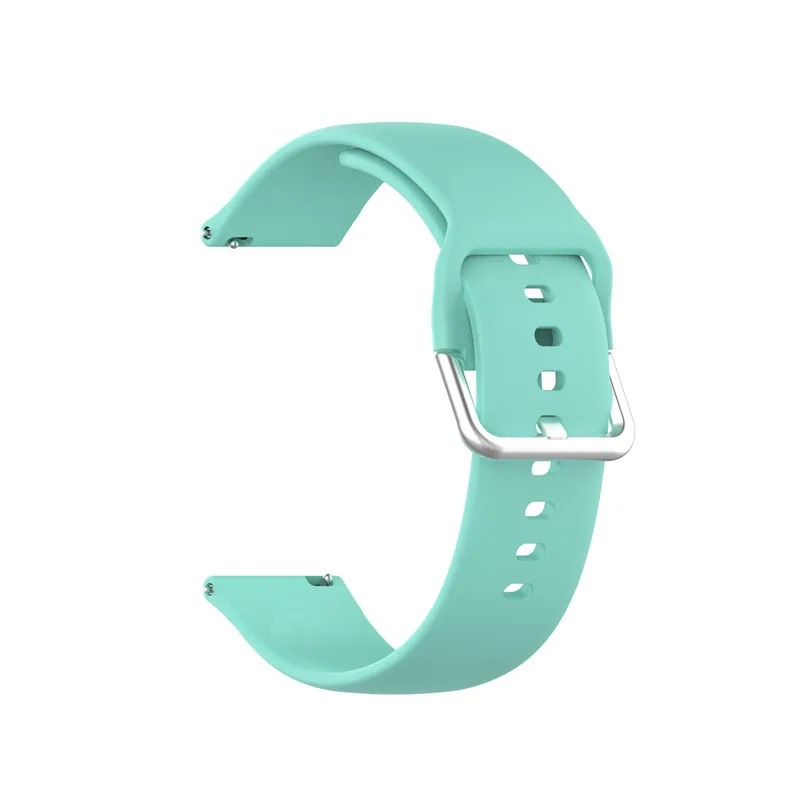 

20mm 22mm Watchband For Samsung Galaxy Watch Active 2 Watch 3 45mm 42mm Gear S3 Strap Silicone Bracelet Huawei GT2 Amazfit Bip