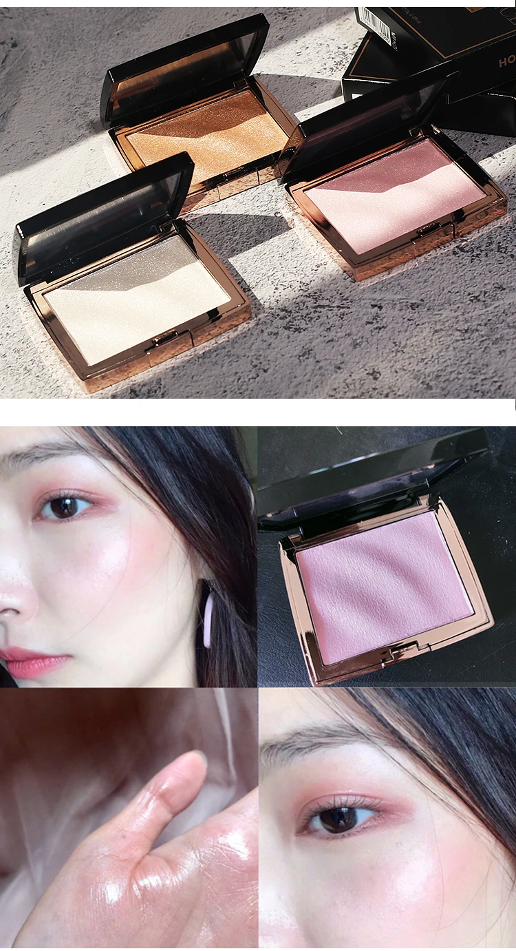Glow Kit хайлайтер макияж Мерцающий Порошок хайлайтер палитра база осветитель изюминка лица Контур Золотой бронзатор
