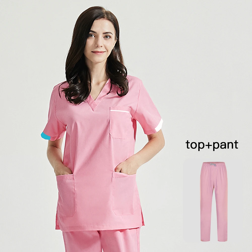 Viaoli медицинской Для мужчин скрабы одежда униформа новый v-образным вырезом