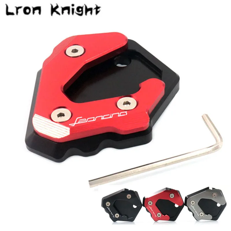 

For Benelli Leoncino 500 Leoncino500 BJ500 BJ 500 Motorcycle CNC Kickstand Foot Side Stand Extension Pad Support Plate Enlarge