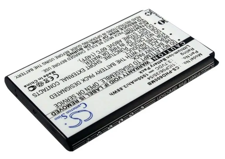Фото Аккумулятор Cameron Sino 1050 мАч для обнаружения зрения 4000, Oricom SC910,Secure 910, Topcom Babyviewer 4500, с Ings WBP01 №3