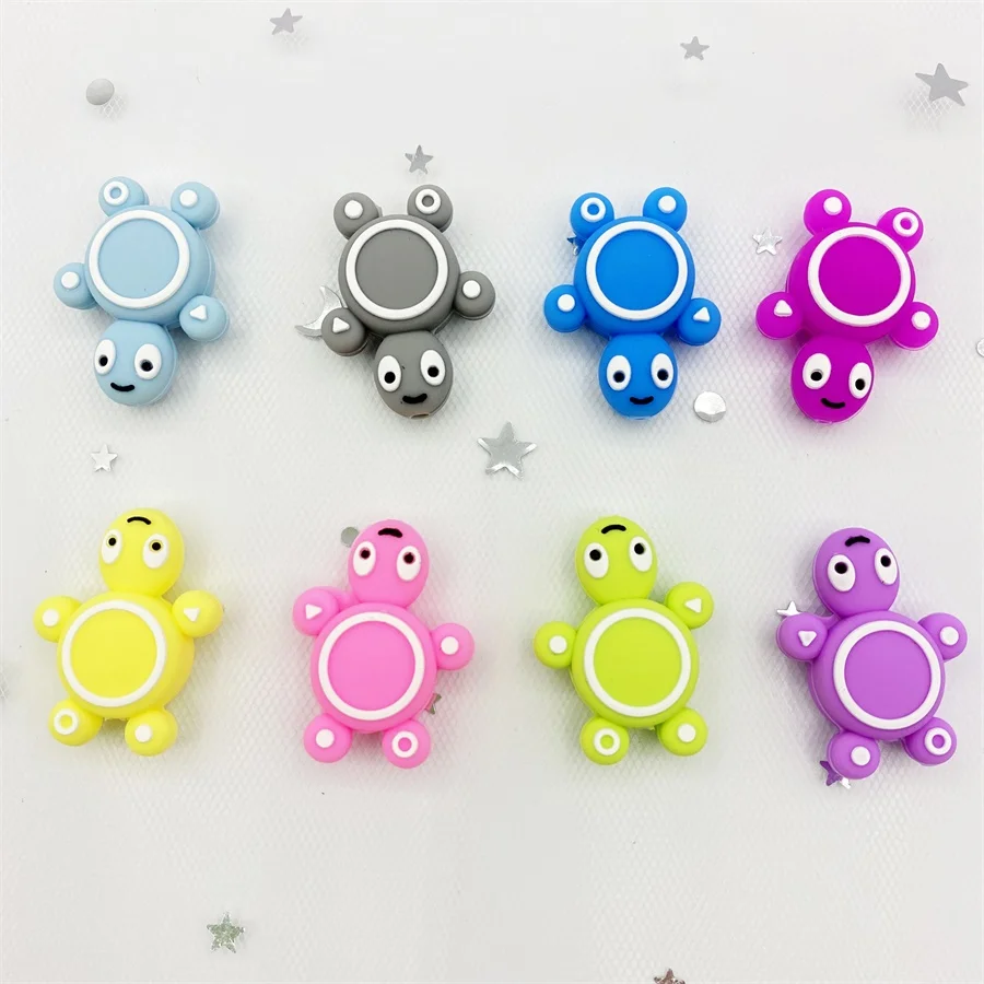 10pc SiliconeAnimal Beads BPA Free Baby Teething DIY Toy For Pacifier Clips New Born Silicone Rodent Tiny Rod Teether | Мать и ребенок