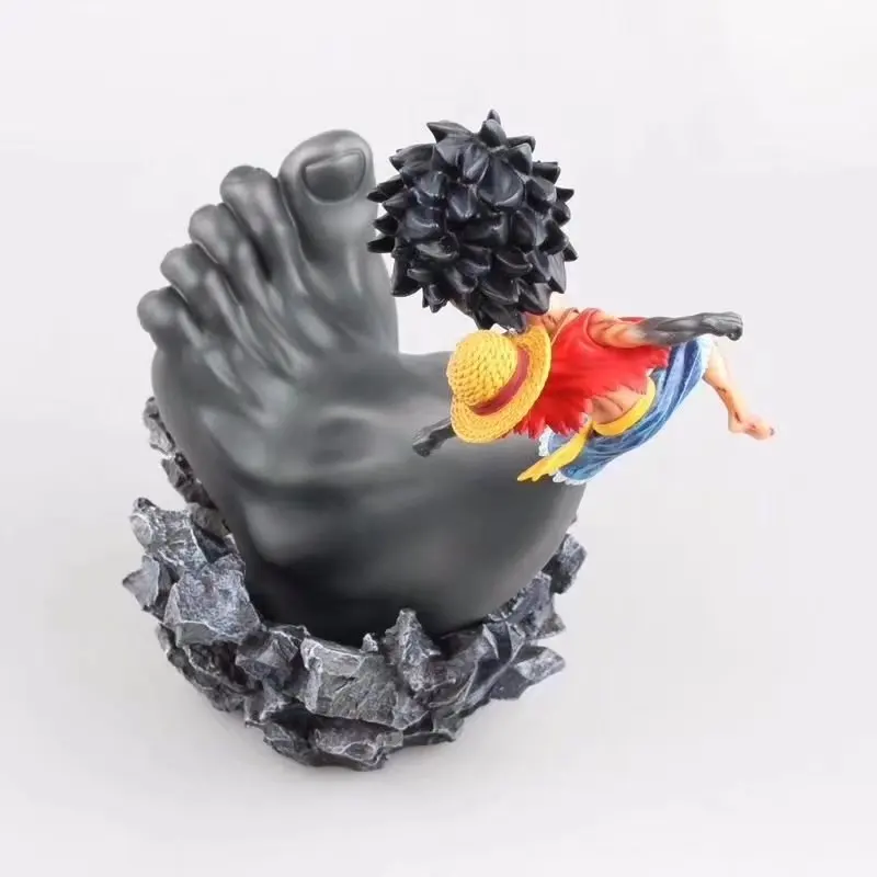 Аниме One Piece Gear 3rd Monkey D Luffy Big Feet Ver. Игрушечных пластиковых экшн фигурок из фигурная