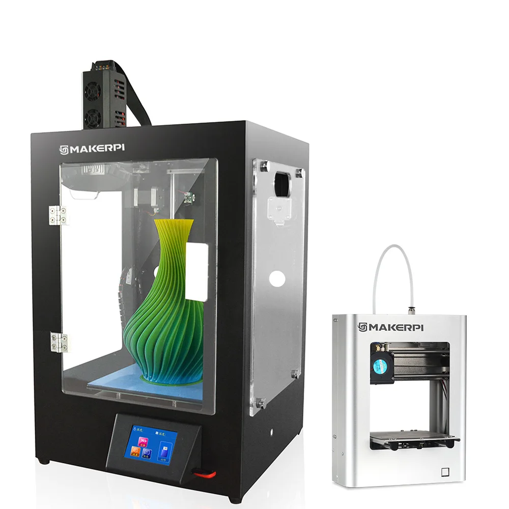 MakerPi многоцветная печать 3D принтер полностью закрытый matchina с нитью + мини M1|3D