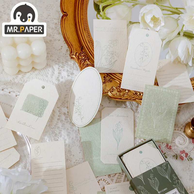 Mr. Paper 6 Дизайн травяная ладана бумага для печати этикеток Matchbox материал