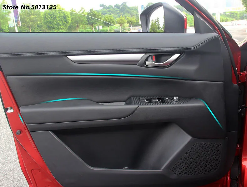 Кожаная Дверная панель подлокотник Foreskin Крышка для Mazda CX5 CX-5 Автомобильная внутренняя дверная панель s охранники автомобильные аксессуары