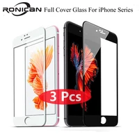3pcs full cover tempered glass for iphone x xs max xr 11 12 pro max 6 6s 7 8 plus 5 5s se mini screen protector protective film