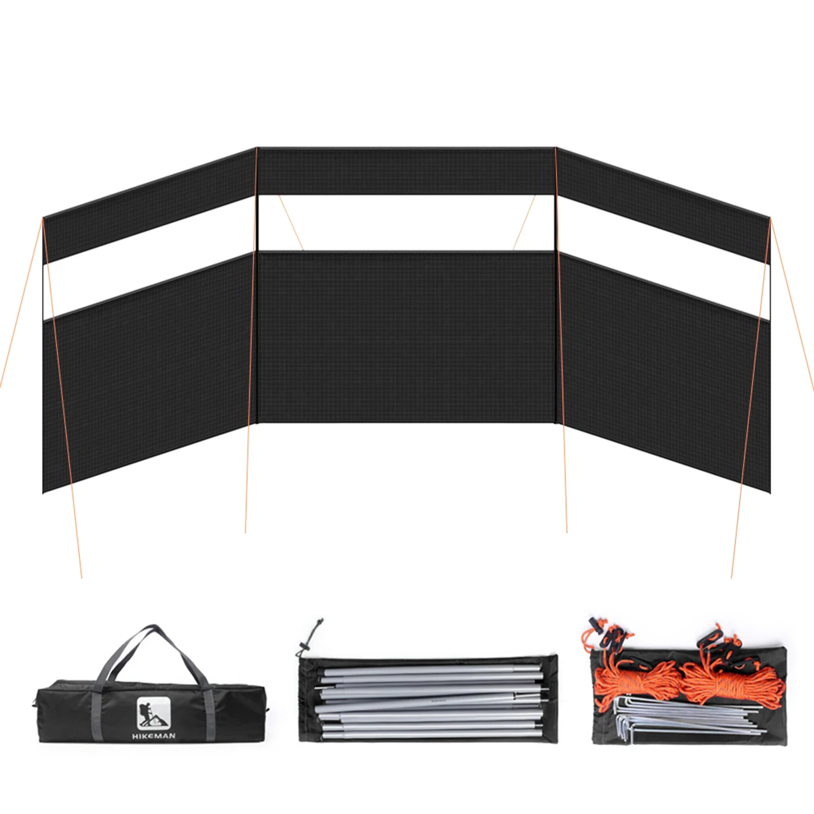 

Folding Camping Windscreen Beach Windshield Shelter Outdoor Picnic Sidewall Privacy Screen Foldable Panel Partition Wall Divider