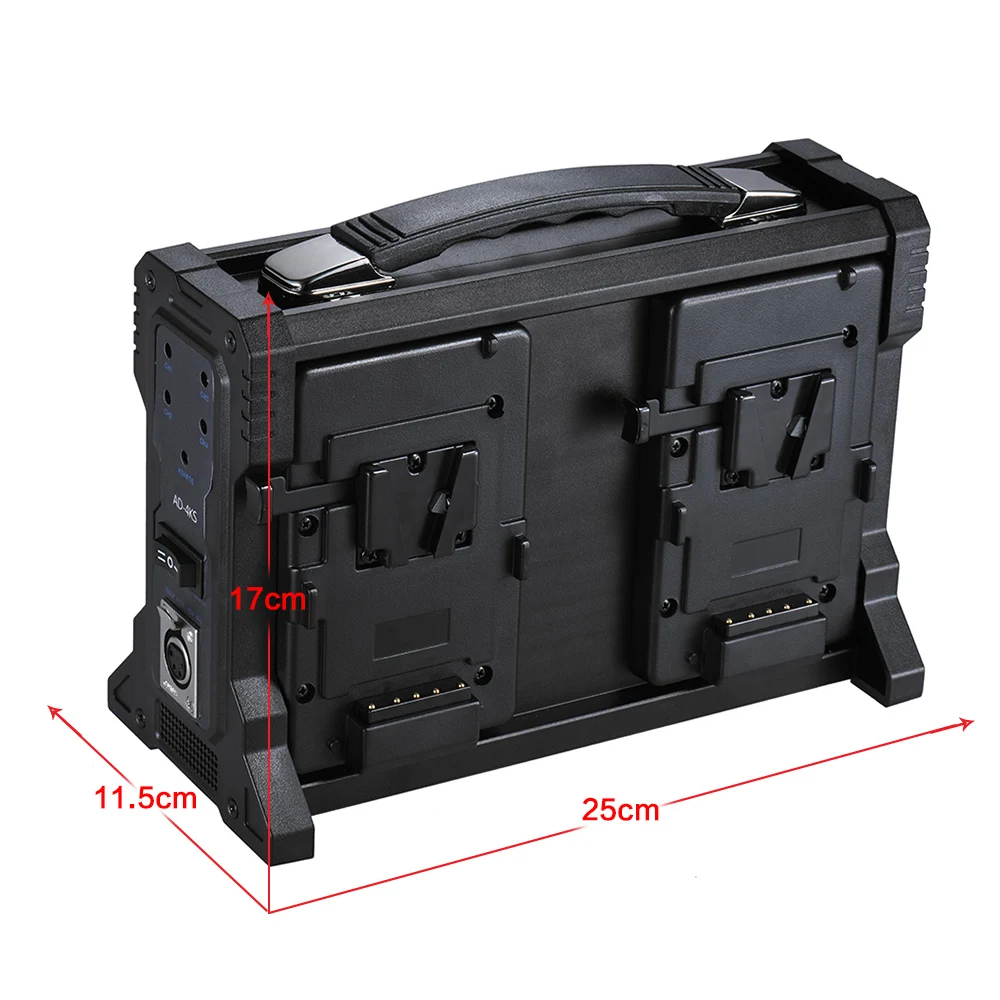 Andoer AD 4KS 4 канальный видеорегистратор видеокамера Батарея Зарядное устройство