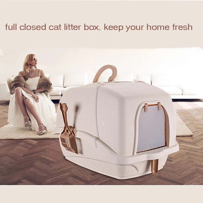 Раковина для кошачьего песка Делюкс супер размер полностью закрытый