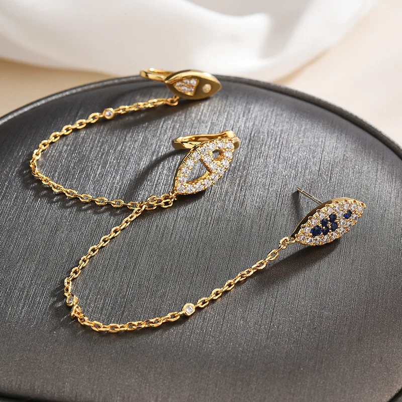 Модные тропические серьги Zk30 в виде дождевого леса золотого цвета клипсы форме