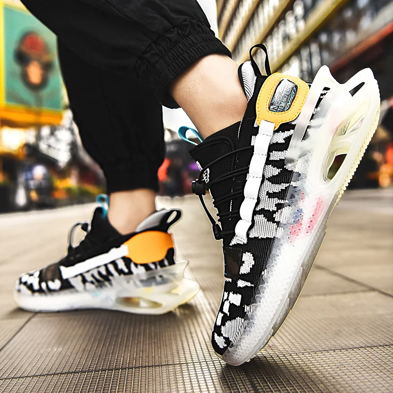 

New sports running basketball shoes large size explosion 2021