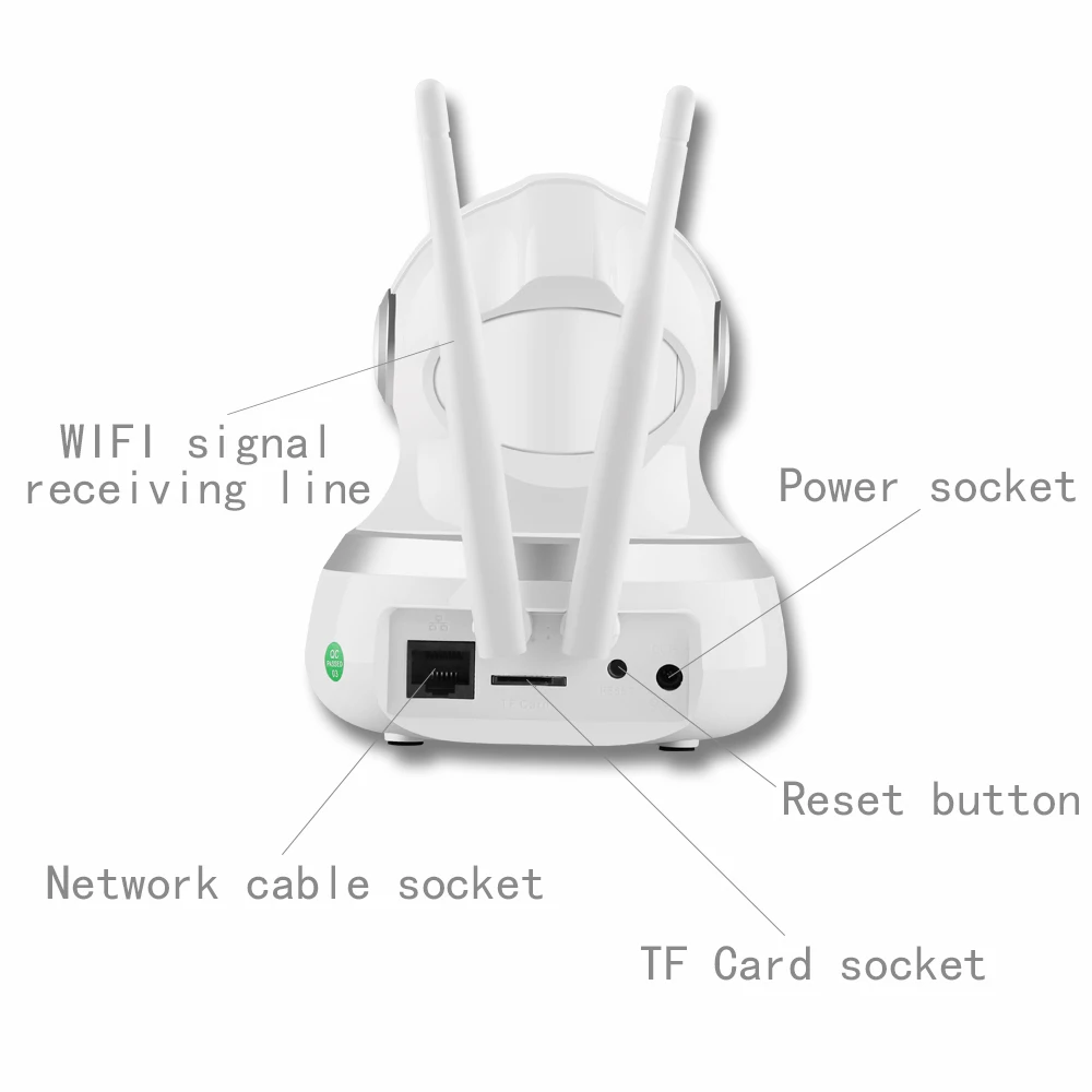 Интерактивная белая ip-камера 1080P wifi беспроводная домашняя безопасность PTZ CCTV