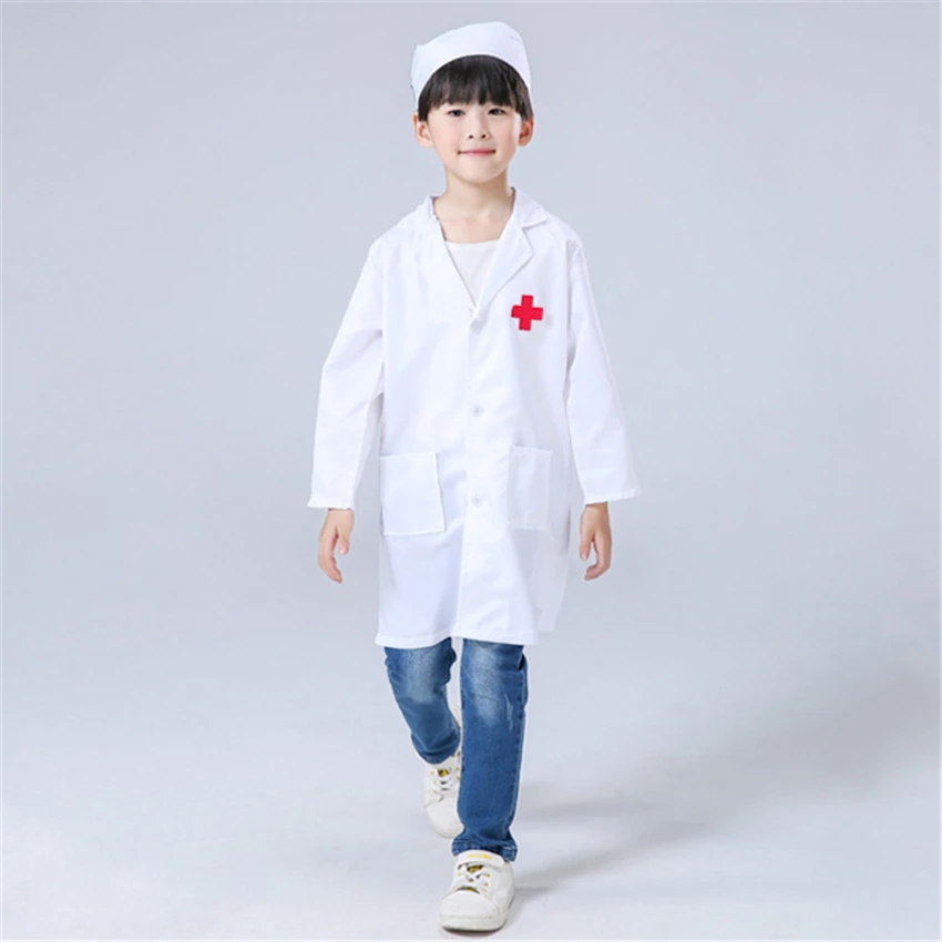 Детская униформа для косплея на Хэллоуин хирургическая форма маленьких девочек