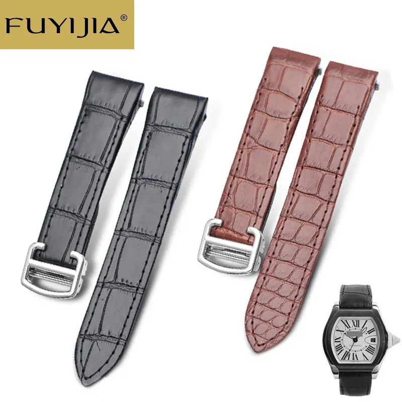 Ремешок FUYIJIA для наручных часов W62025V3 браслет ручной работы из натуральной