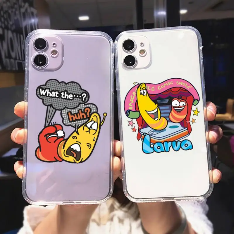 

Funny LARVA Phone Case For iPhone 12 Mini 11 Pro XS Max X XR 7 8 Plus