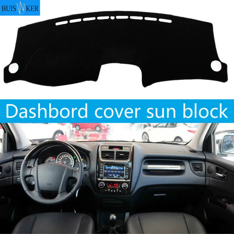 

Car Dashboard Mat Cover Pad Sun Shade Instrument Protect Cover Carpet Accessories For Kia Sportage 2005 2006 2007 2008 2009 2010