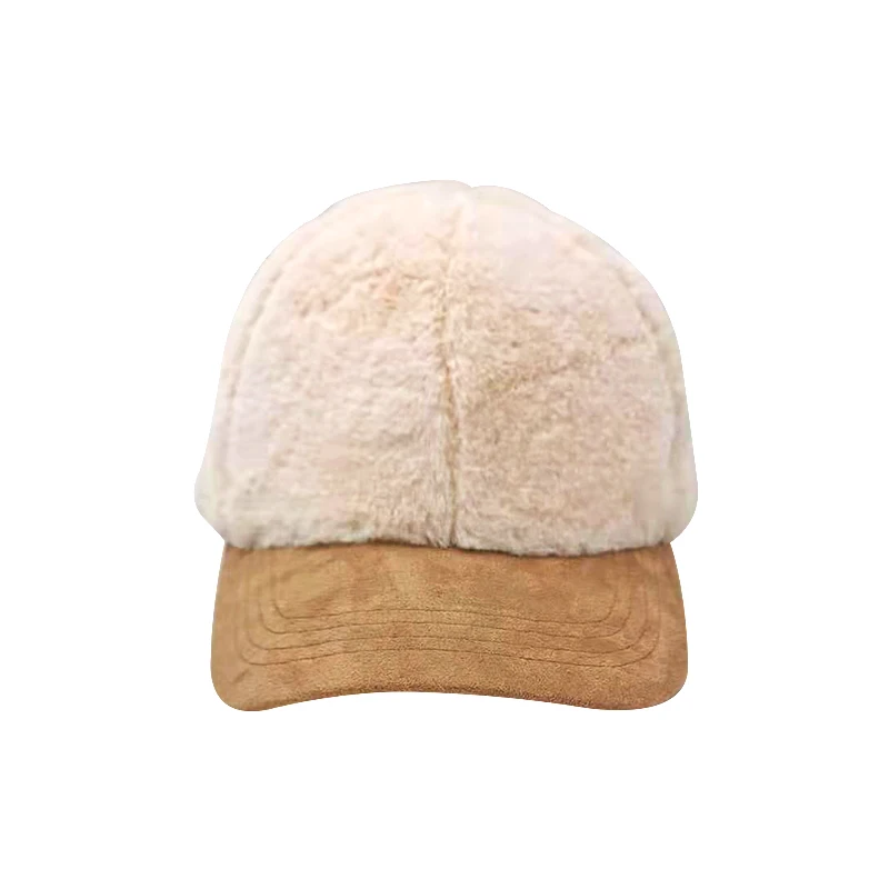 Однотонная Зимняя кепка Женская Бейсболка мужская женская теплая Кепка для папы