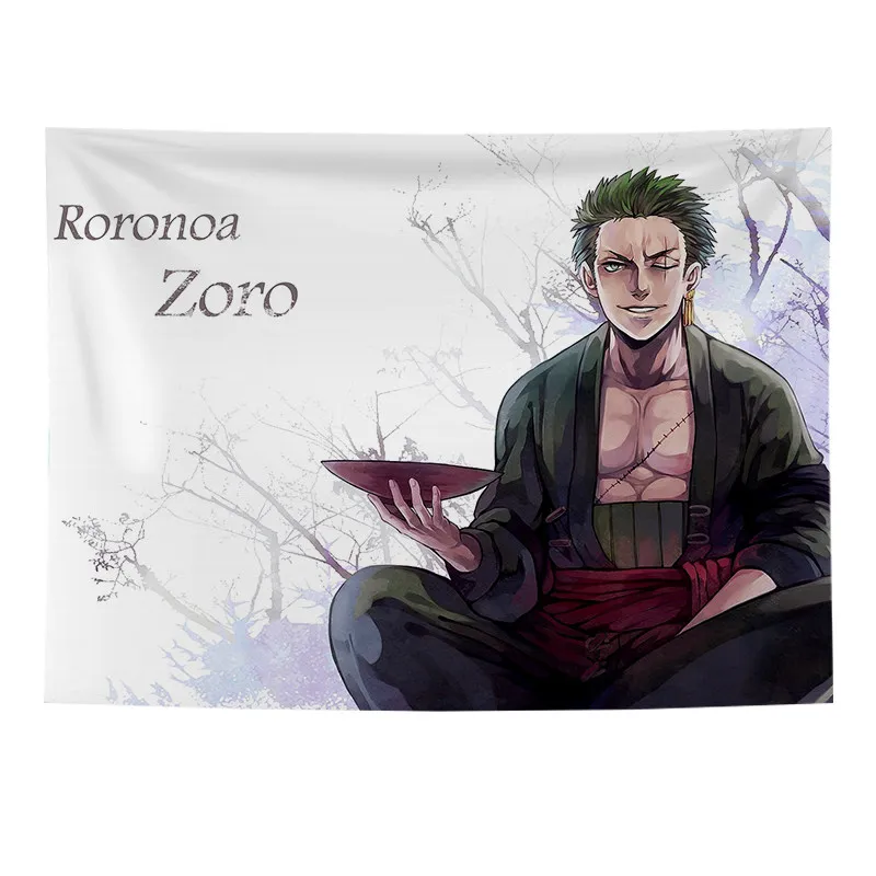 1 шт. пиратский король висячая ткань ins японский мультфильм дракон Кошка Гобелен