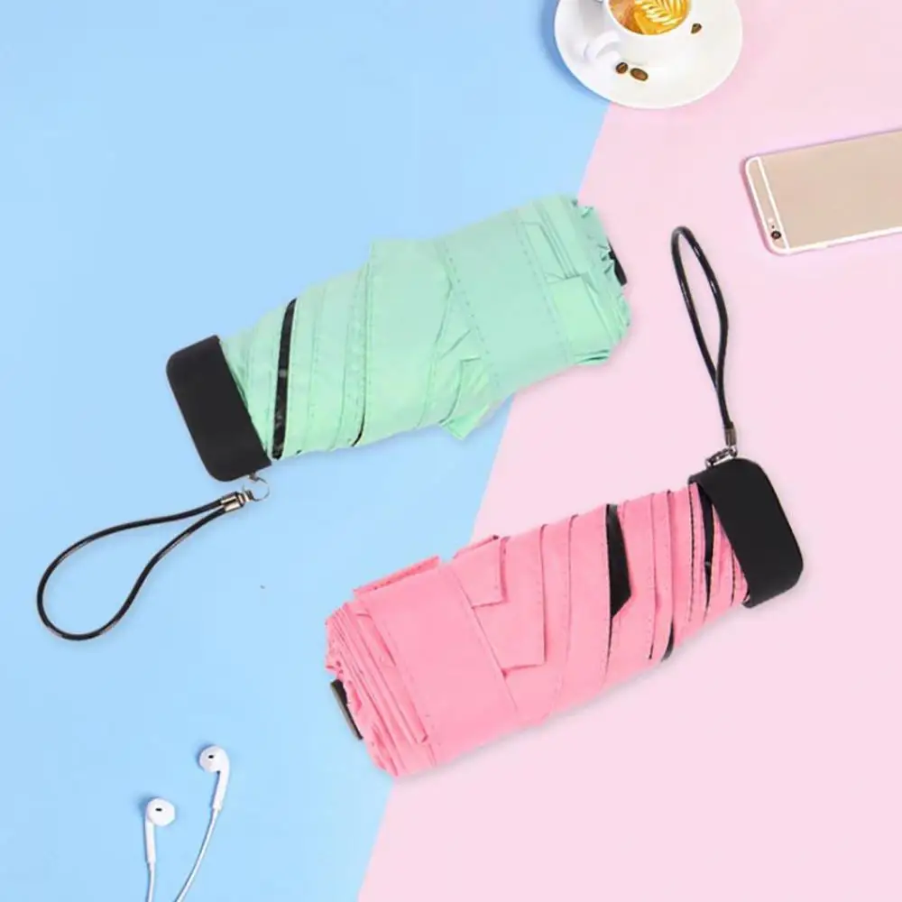 

80% Hot Sales!!! Portable Foldable Unisex Rain Sunlight UV Umbrella Travel Mini Pocket Parasol