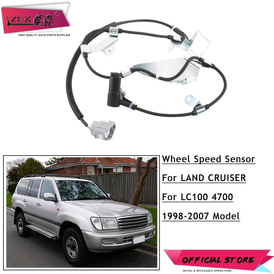 Датчик скорости колеса для Toyota LAND CRUISER 100 1998 2007 4700 4.7L LEXUS LX470 HDJ101 UZJ100|Датчик ABS| |