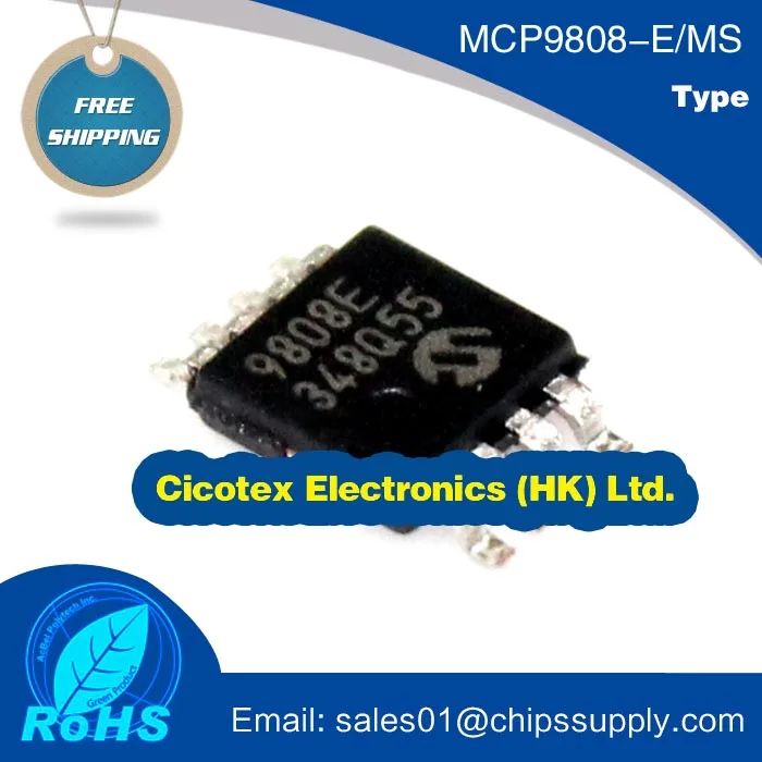 

5 ./ MCP9808-E/MS 9808 SOP-8 I2C/SMBUS 8msop MCP9808T-E/MS
