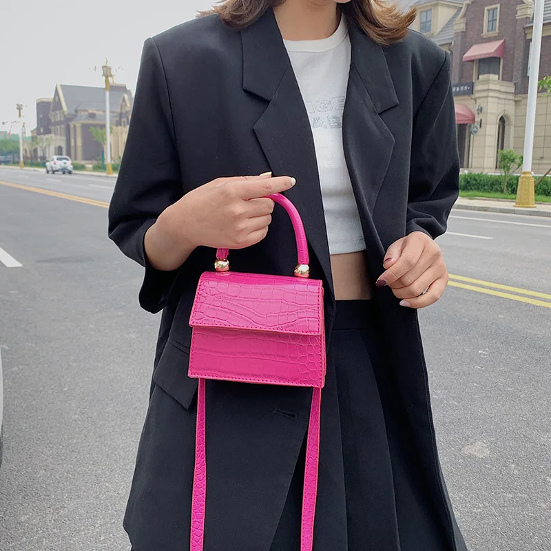 

Mini Stone Pattern Totes High Quality Shoulder Bags for Women 2021 Simple Flap Crossbody Lady Travel Handbags Sac A Main